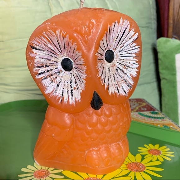 70s Owl Candle - Picture 8 of 8